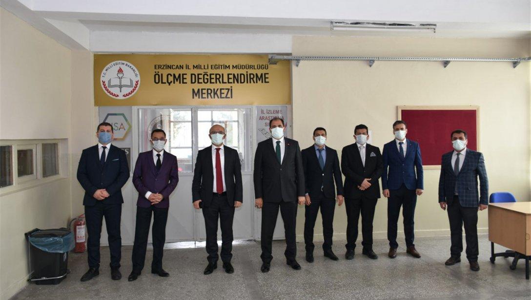Millî Eğitim Bakanlığı Ölçme, Değerlendirme ve Sınav Hizmetleri Genel Müdürü Sayın Dr. Sadri ŞENSOY Erzincan'ımızı Ziyaret Etti.